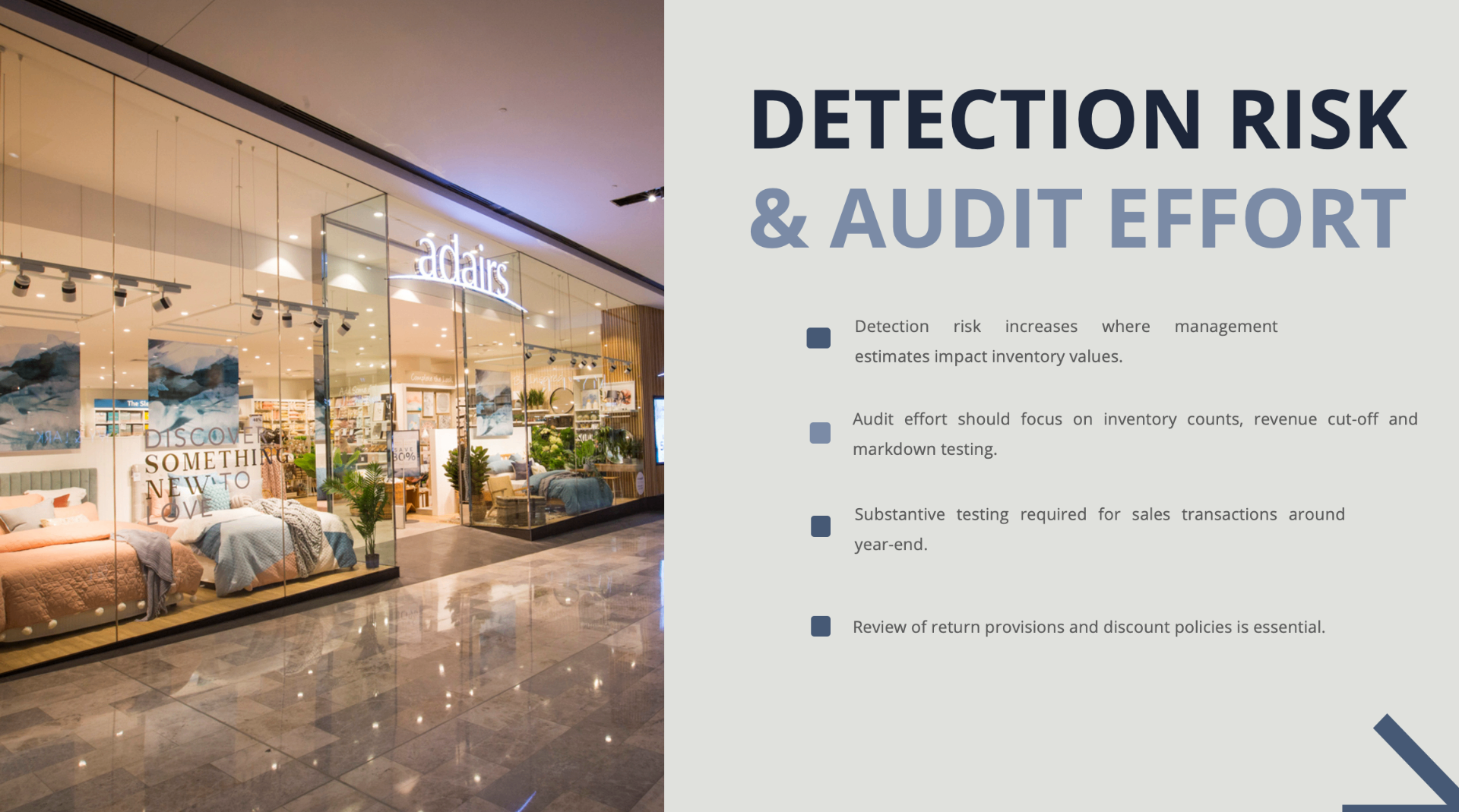 Adairs Audit Presentation